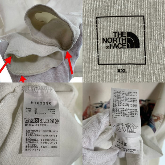 THE NORTH FACE ノースフェイス TRANS ANTARCTICA トランス アンタークティカ 長袖 Tシャツ ホワイト NT82230 Size XXL 福生店