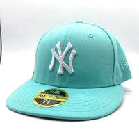 NEWERA ニューエラ Newyork Yankees ニューヨーク ヤンキース 5th Avenue Pack THE CAP別注 59FIFTY LOW PROFILE ベースボールキャップ サイドパッチ ティファニーブルー Size 7 5/8 (60.6cm) 福生店