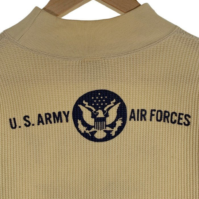 TOY'S McCOY トイズマッコイ ARMY AIR FORCE モックネック サーマルカットソー クリーム Size M 福生店