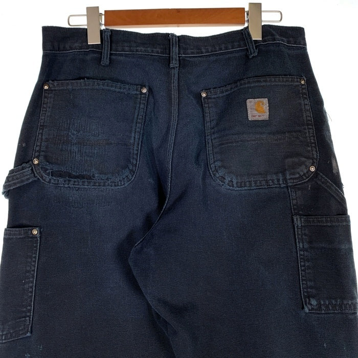 Carhartt カーハート ダック ダブルニーペインターパンツ ブラック MADE IN THE USA Size 34×32 福生店