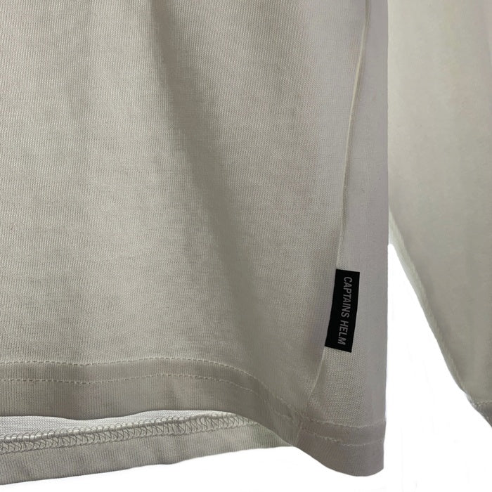 CAPTAINS HELM キャプテンズヘルム RUNNING FOAM L/S TEE ロンT ロングスリーブ ランニングフォーム 長袖 Tシャツ ホワイト CH25-SS-T06 Size L 福生店