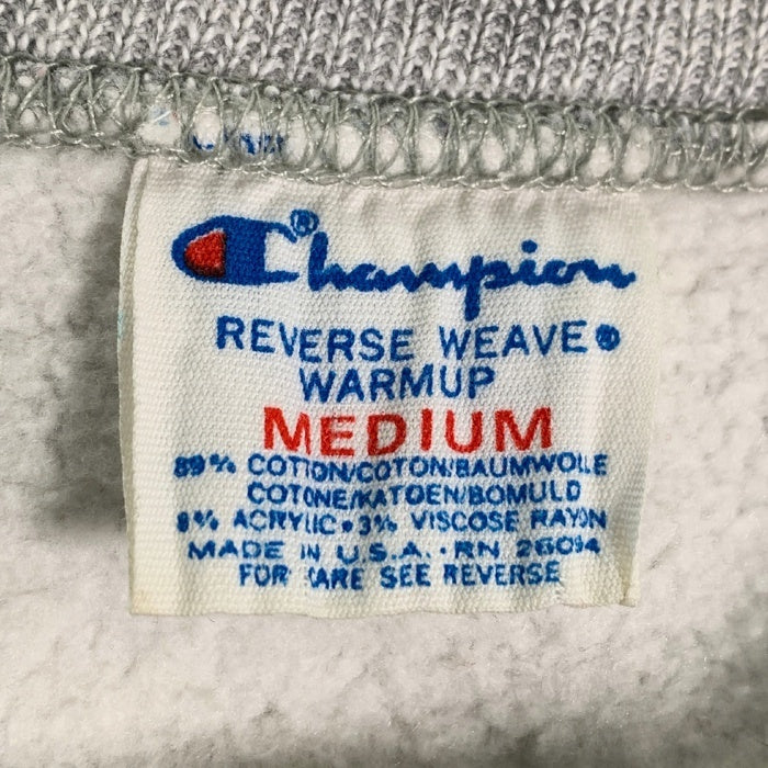 80's Champion チャンピオン USMA 前V リバースウィーブ クルーネックスウェットトレーナー グレー トリコタグ Size M 福生店