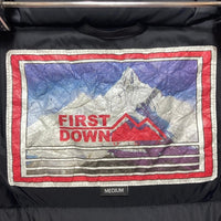 FIRST DOWN ファーストダウン WRAP DOWN PARKA ダウンパーカ ジャケット ブラウン F742006  Size M 瑞穂店