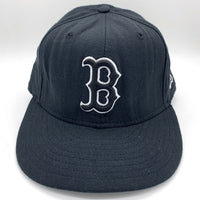 90's New Era ニューエラ 59FIFTY MLB ボストン・レッドソックス ウールベースボールキャップ ブラック USA製 Size 7 3/8 (58.7cm) 福生店