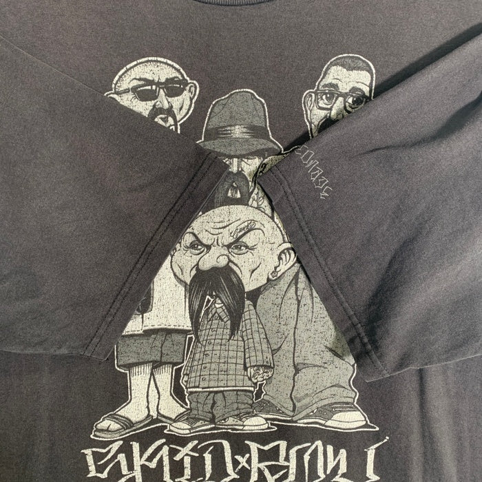 00`s Stussy ステューシー Mr.Cartoon ミスターカートゥ-ン CUSTOMADE S/S T Shirts 半袖 Tシャツ ブラック L 福生店