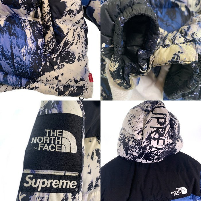 SUPREME シュプリーム THE NORTH FACE ノースフェイス 17AW Mountain Baltoro Jacket マウンテンバルトロジャケット 雪山 ブルー ホワイト ND91701I Size S 福生店