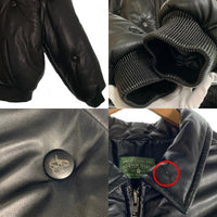 DENIM TEARS デニムティアーズ LAMB LEATHER JACKET ラムレザー ジャケット ブラック 2XL 福生店