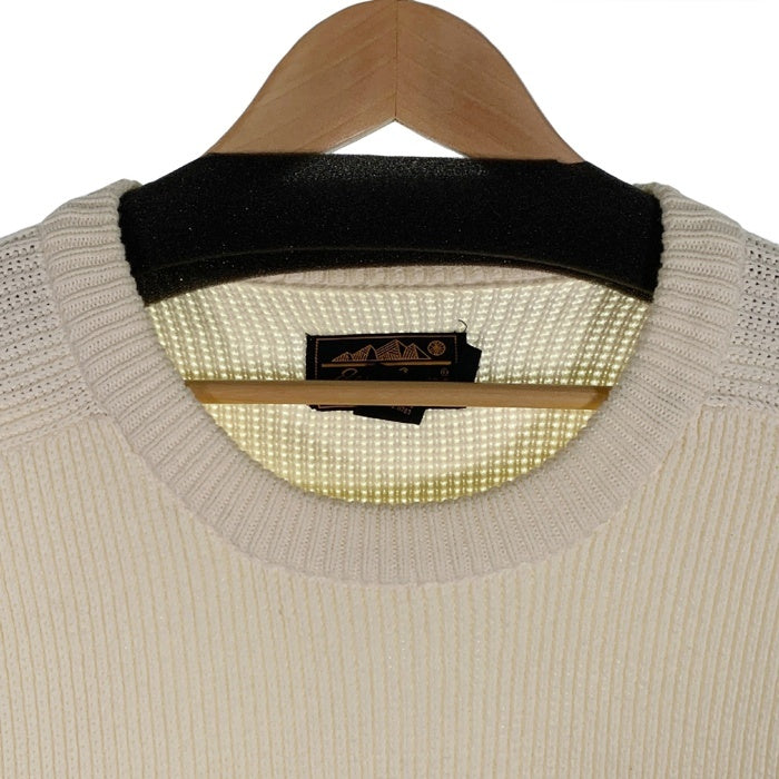 90's Eddie Bauer エディーバウアー コットン クルーネックセーター ホワイト フィリピン製 Size XL 福生店