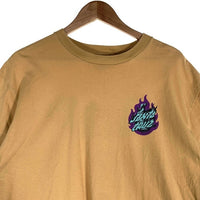SANTA CRUZ サンタクルーズ フレイムパターン 半袖 Tシャツ マスタード Size L 福生店