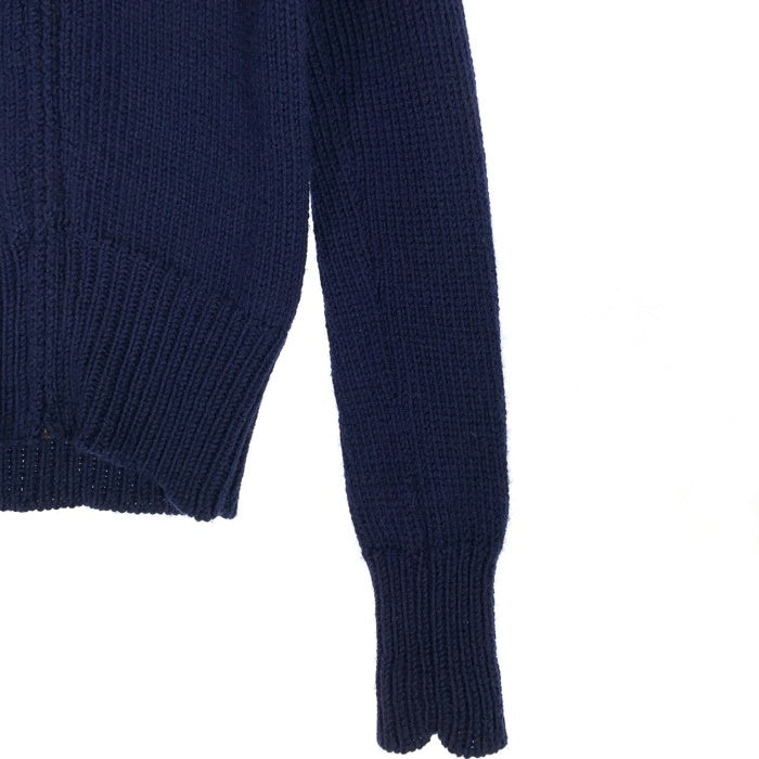 VISVIM ビズビム STURGIS SWEATER F.Z ショールカラー ジップアップウールセーター ネイビー 0113205012005 Size 0 福生店