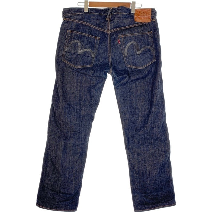 EVISU エヴィス No.2 Lot2000 テーパードデニムパンツ インディゴ 黒ペンキ Size 38×32 福生店
