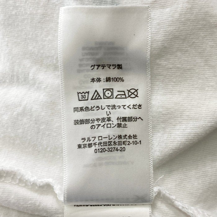 POLO RALPH LAUREN ポロ ラルフローレン ポロベア ペイント Tシャツ ホワイトsizeL 瑞穂店