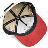 TWNTY TWO トゥエンティートゥー LIVING LEGEND SNAPBACK CAP スナップバッグ キャップ ベージュ ワッペン 刺繡 福生店