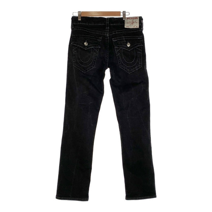 True Religion トゥルーレリジョン Ricky Flap SN32 Black ブラックデニムストレートパンツ Size 32 福生店