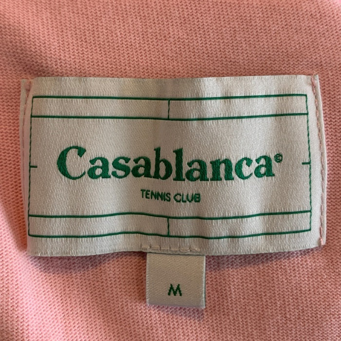 Casablanca カサブランカ 22SS ワンポイント ワッペン Tシャツ ピンク MS22-JTS-001 Size M 福生店