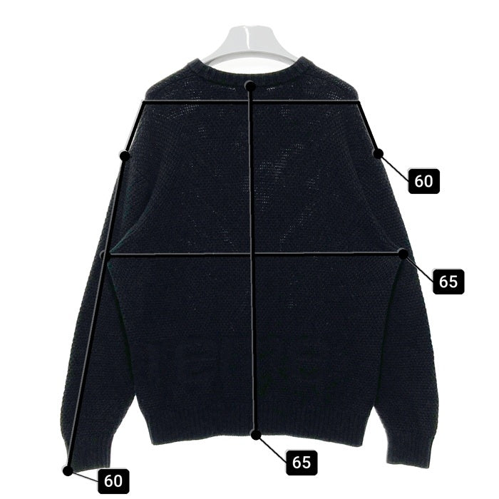 SUPREME シュプリーム 20AW Textured Small Box Sweater スモールボックスロゴニット ブラック sizeL 瑞穂店