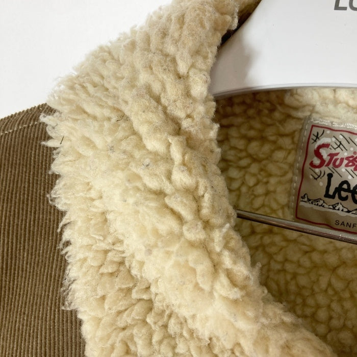 STUSSY ステューシー Lee リー STUSSY RIDER LB0010 コーデュロイ ボアジャケット ブラウン SizeL 瑞穂店