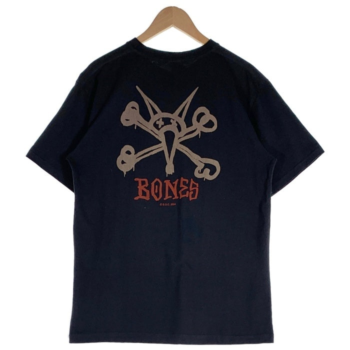 00's POWELL PERALTA パウエル ペラルタ RAT BONES ラットボーンズ 半袖 Tシャツ ブラック Size L 福生店