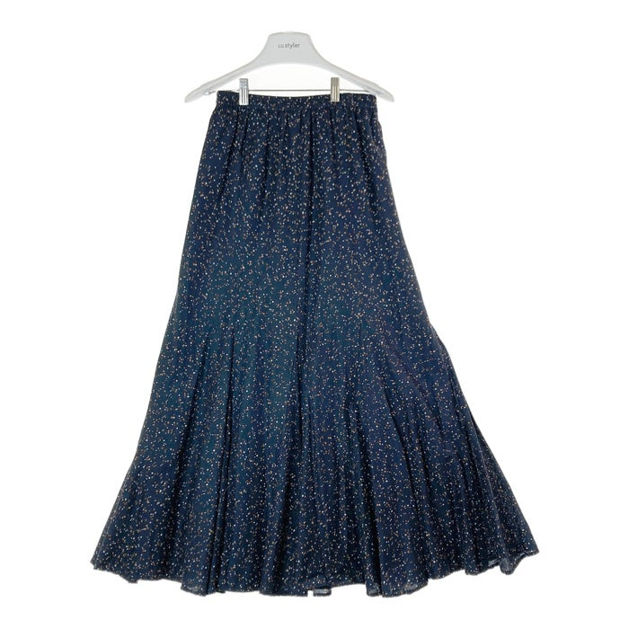 MARIHA マリハ 夢見るマーメイド ロングスカート ドット柄 ネイビー size36 瑞穂店