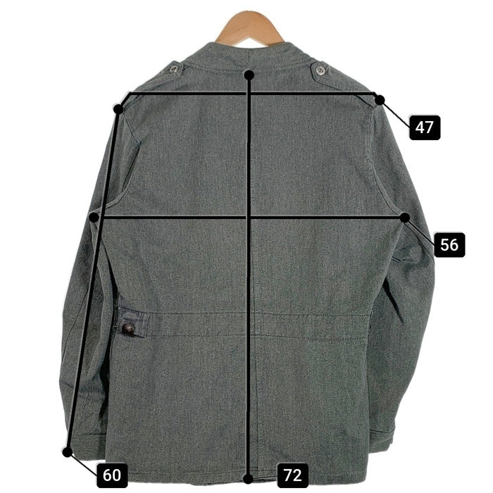SWISS ARMY スイス軍 デニム 長袖 ミリタリー ワークジャケット グレー Size L相当 福生店