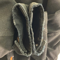Carhartt カーハート 推定90's オフセットループ 裏ブランケット ミシガン チョアコート カバーオール ブラック size- 瑞穂店