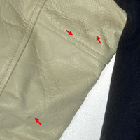 PHERROW’S フェローズ 17W-PSCJ1 スタジャン ウール 袖レザー MUD BULL ネイビー size38 瑞穂店