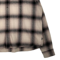 STUSSY ステューシー 22AW Hellshire Plaid Shirt オンブレチェック フランネルシャツ グレー コットン 1110261 Size XL 福生店