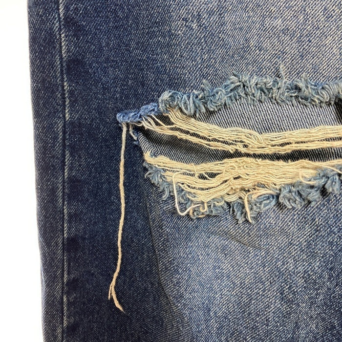 x-girl エックスガール LOW RISE DISTRESSED DENIM PANTS ローライズ ダメージ デニムパンツ インディゴ sizeM 瑞穂店