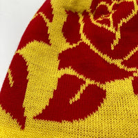 SUPREME シュプリーム 22AW Rose Beanie ローズ ビーニーキャップ ニット アクリル イエロー 瑞穂店