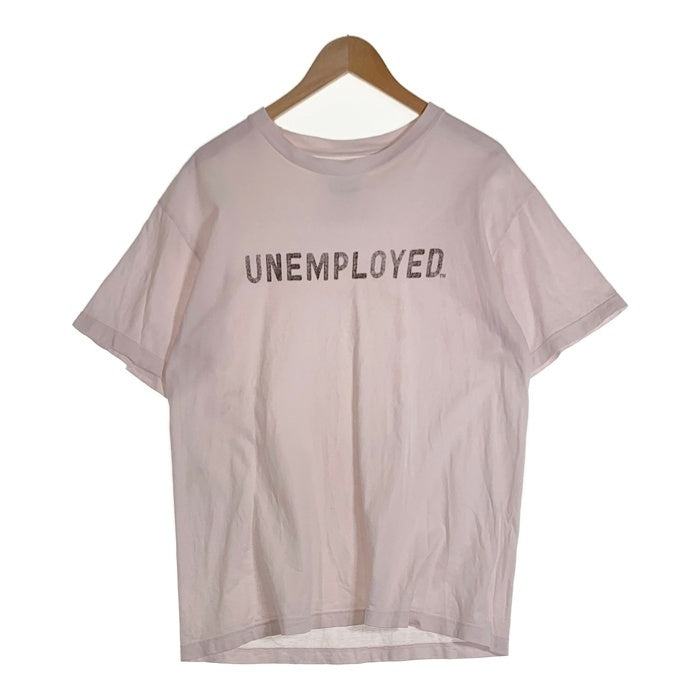 TENDERLOIN テンダーロイン UNEMPLOYED プリント 半袖 Tシャツ ホワイト Size L 福生店