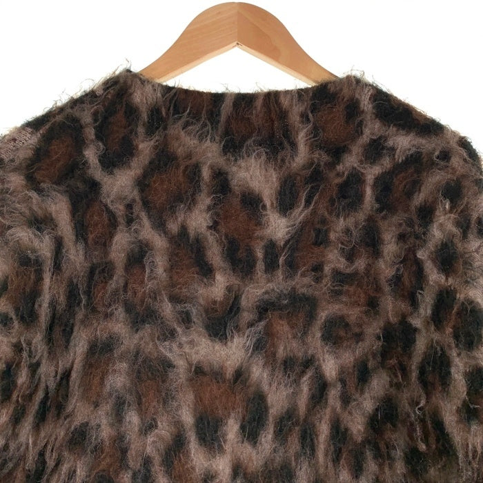 HYSTERIC GLAMOUR ヒステリックグラマー アルパカ混 ニットカーディガン レオパード 02213ND04 Size S 福生店