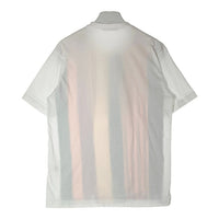 ISSEY MIYAKE イッセイミヤケ ME23JK216 ストライプ切替 フロントボーダー Tシャツ ホワイト sizeF 瑞穂店