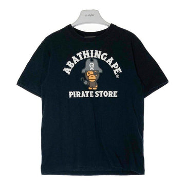 A BATHING APE アベイシングエイプ Baby Milo ベビーマイロ パイレーツストア Ｔシャツ ブラック sizeS 瑞穂店