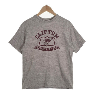 WAREHOUSE ウエアハウス 4601 CLIFTON プリントTシャツ 杢グレー Size M 福生店