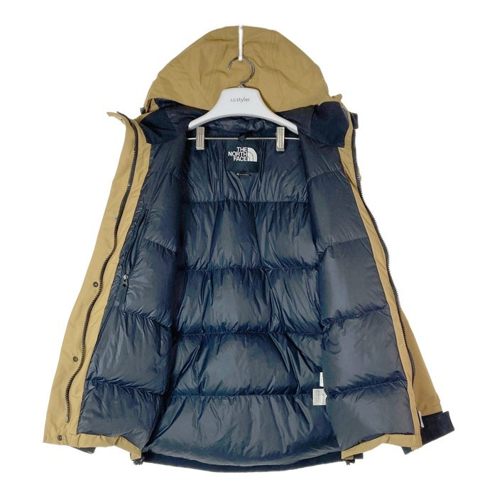 THE NORTH FACE ザノースフェイス ND91930 MOUNTAIN DOWN JACKET GORE-TEX ベージュ sizeM※全体的に汚れあり 瑞穂店
