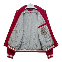 TOMMY HILFIGER トミーヒルフィガー スタジャン ウール×レザー レッド sizeS 瑞穂店