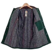 00's CARHARTT カーハート Duck Michigan Chore Coat 裏ブランケット ダック ミシガンチョアコート C02 SPC USA製 Size S 福生店