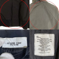 90's U.S.NAVY 米海軍 UTILITY JACKET ユーティリティジャケット ジップアップ ブラック 8415-01-425-0668 94年会計 Size M-XS 福生店