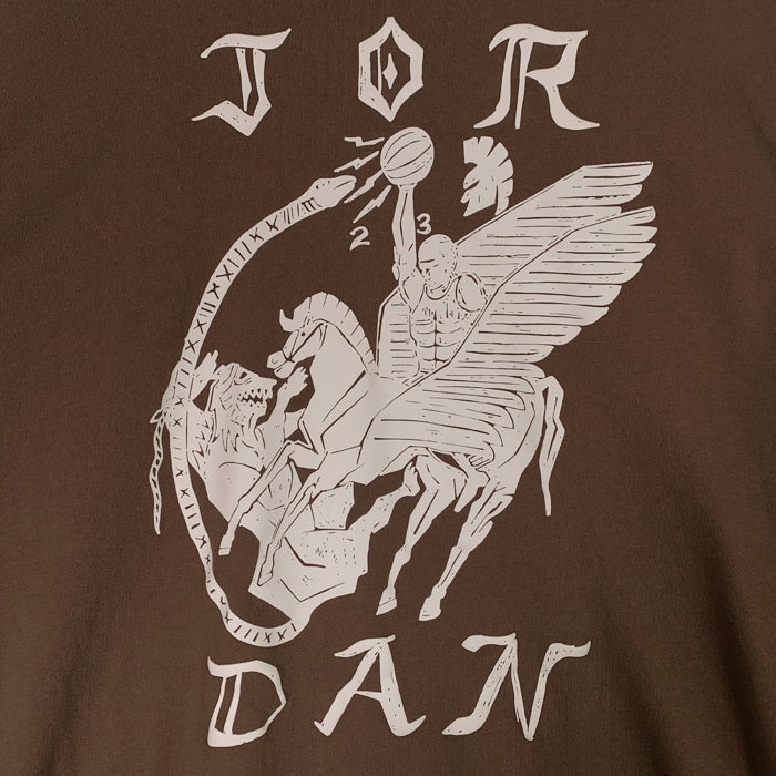 JORDAN BRAND ジョーダンブランド Umar Rashid LS TEE プリント ロングスリーブTシャツ ブラウン DV8424-274 Size L 福生店