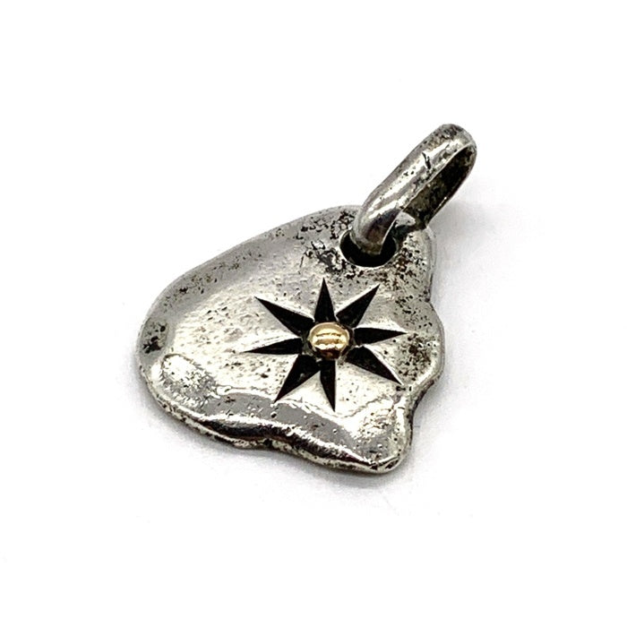 BIG HAND ビッグハンド SILVER K18 太陽神 タタキ ペンダントトップ シルバー製 福生店