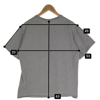 A BATHING APE アベイシングエイプ 1ST CAMO COLLEGE TEE カモ カレッジTシャツ プリント グレー Size L 福生店