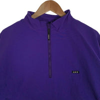 GOD SELECTION XXX ゴッドセレクショントリプルエックス HALF ZIP TRACK JACKET ハーフジップ トラックジャケット パープル GX-A24-JK-01 Size L 福生店
