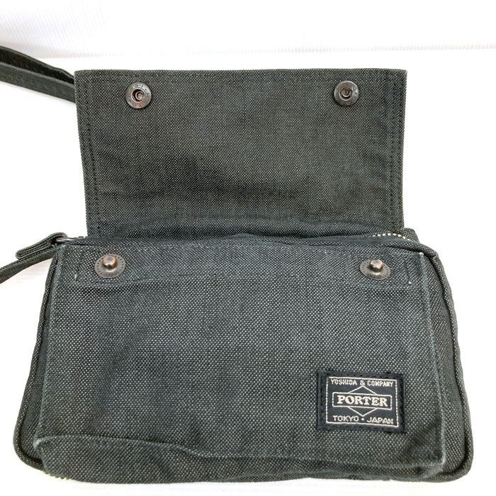 PORTER ポーター スモーキー ショルダーバッグ ウォレット ブラック 瑞穂店