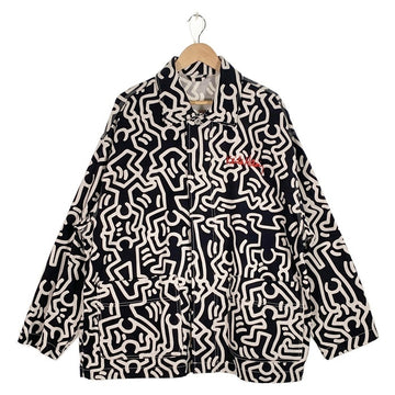 H&M エイチアンドエム Keith Hering キースヘリング コットン カバーオール ブラック ホワイト Size US XL 福生店