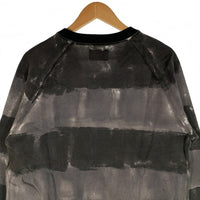 glamb グラム Hardie border sweat ハーディーボーダースウェットトレーナー グレー ブラック 薄手 GB0318/CS12 Size 4 福生店
