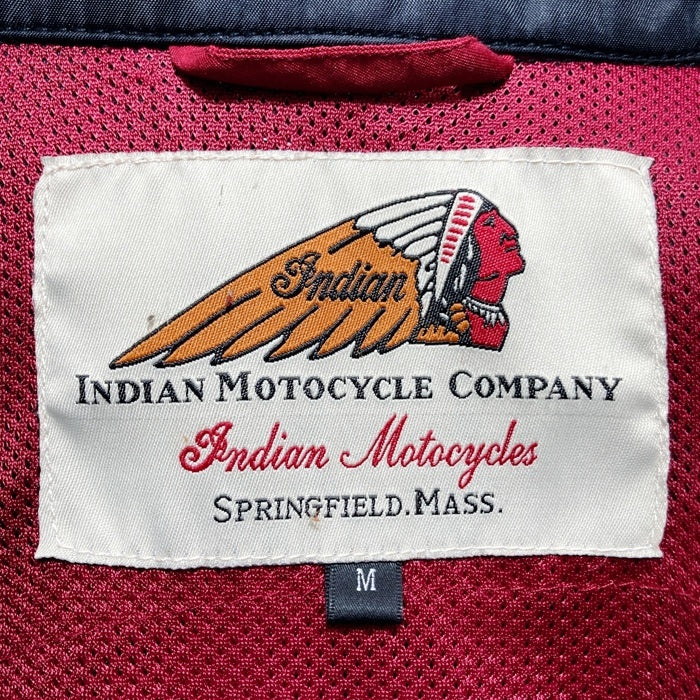 INDIAN MOTOCYCLE インディアン モトサイクル 01M-080 ナイロン ブルゾン ブラック sizeM 瑞穂店