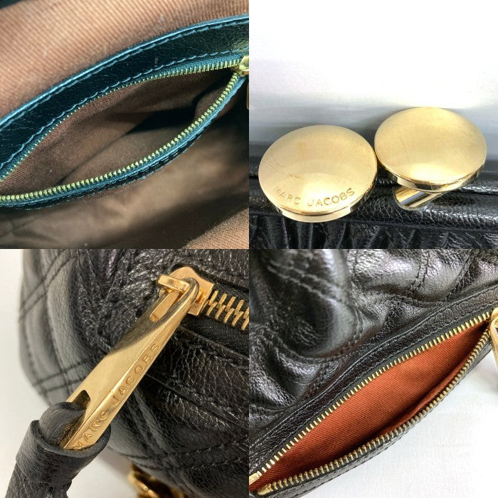 MARC JACOBS マークジェイコブス がま口 チェーン 2way ショルダーバッグ ブラック 瑞穂店