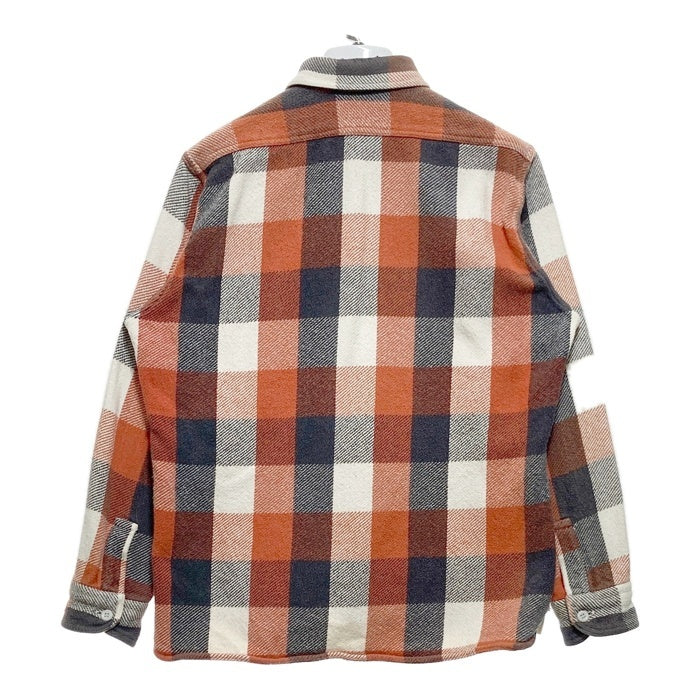 WAREHOUSE ウエアハウス チェック ヘビーフランネルシャツ オレンジ Size 38 瑞穂店