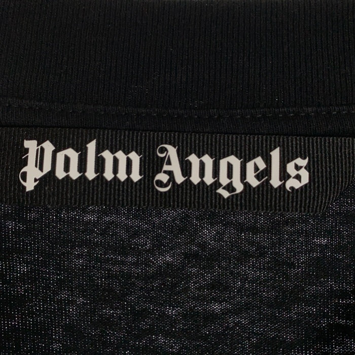 Palm Angels パームエンジェルス ネック バックロゴプリントTシャツ ブラック PMAA002R21JER001 Size XL 福生店
