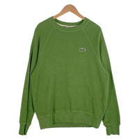 Lacoste ラコステ オーガニックコットン 鹿の子 クルーネックスウェットトレーナー グリーン SH2174 Size M 福生店